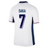 2024 England Home Jersey Soccer White