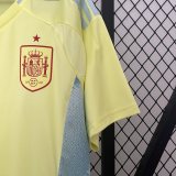 2024 Spain Away Jersey Soccer Yellow
