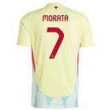 2024 Spain Away Jersey Soccer Yellow