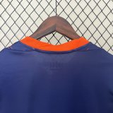2024 Netherlands Away Jersey Soccer Blue
