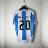2024 Argentina home Jersey Soccer Blue White