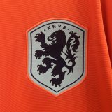 2024 Netherlands Home Jersey Soccer Orange