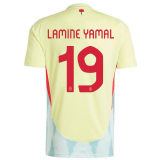 2024 Spain Away Jersey Soccer Yellow