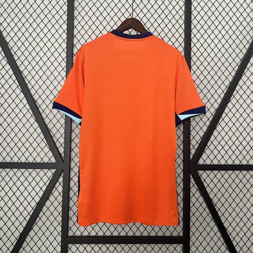 2024 Netherlands Home Jersey Soccer Orange