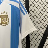 2024 Argentina home Jersey Soccer Blue White