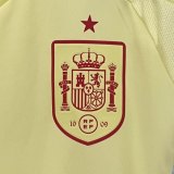 2024 Spain Away Jersey Soccer Yellow