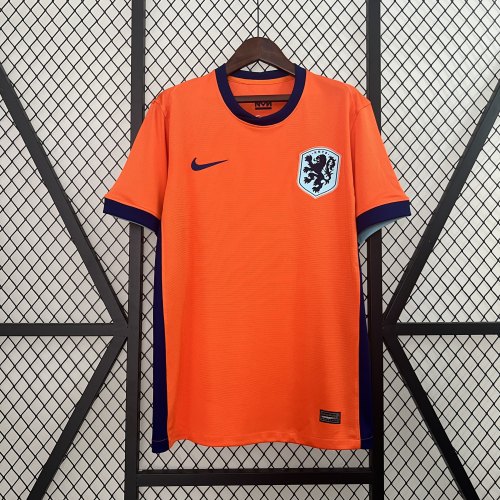 2024 Netherlands Home Jersey Soccer Orange