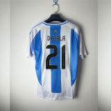 2024 Argentina home Jersey Soccer Blue White
