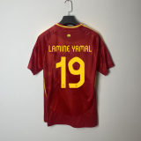2024 Spain Home Jersey Soccer Red