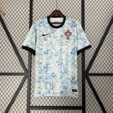 2024 Portugal Away Jersey Soccer Blue