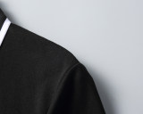 Men's Summer New Simple Embroidered Logo With Pocket Short Sleeve Polo Shirt Black KK-30012