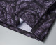 Men's Summer New Fashion Printed Short Sleeve Polo Shirt Black Purple KK-30032