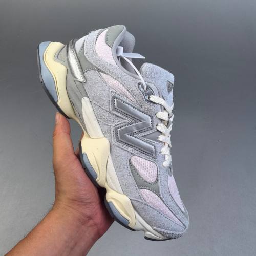 Suede Patchwork Mesh 9060 Low-top Sports and Casual Shoes Light Purple U9060SFB