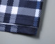 Men's Summer New Classic Plaid Casual Short Sleeve Polo Shirt Blue KK-30009