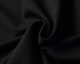 Men's Summer New Simple Jacquard Logo Casual Short-Sleeved Polo Shirt Black KK-30002