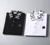 Men's Summer New Simple Jacquard Logo Casual Short-Sleeved Polo Shirt White KK-30002
