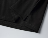 Men's Summer New Simple Jacquard Logo Casual Short-Sleeved Polo Shirt Black KK-30002