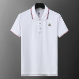 Men's Summer New Simple Casual Short Sleeve Polo Shirt White KK-30003