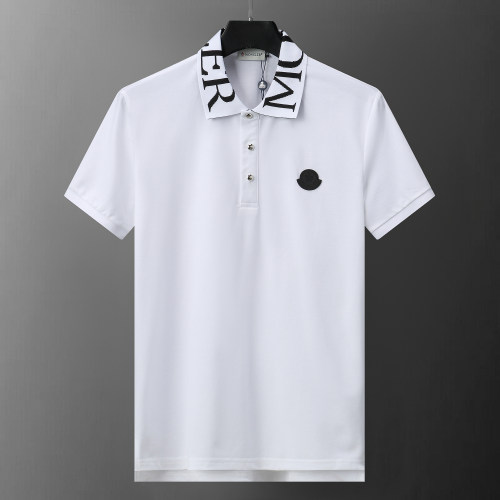 Men's Summer New Simple Jacquard Logo Casual Short-Sleeved Polo Shirt White KK-30002