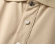 Men's Summer New Simple Versatile Solid Color Casual Short Sleeve Polo Shirt Light Brown KK-30021