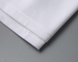 Men's Summer New Simple Printed Logo Casual Short Sleeve Polo Shirt White KK-30027