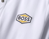 Men's Summer New Simple Embroidered Logo Casual Short Sleeve Polo Shirt White KK-30024