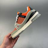 Trainer Sneaker Low Casual Versatile Sneakers Light Green&Orange
