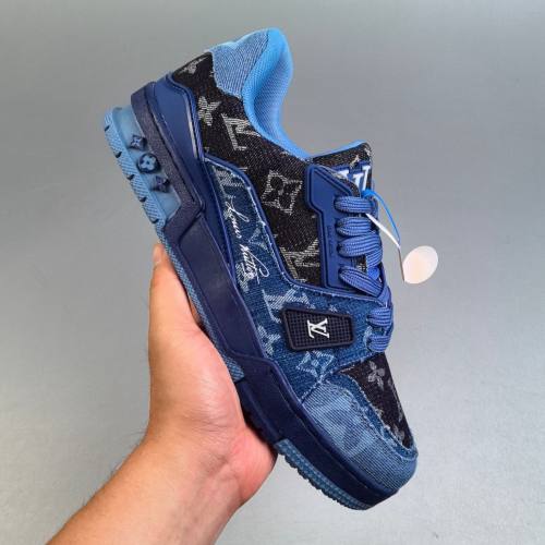 Trainer Sneaker Low Casual Versatile Sneakers Dark Blue