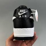 Air Force 1 Low'07 Fashionable Casual Sports Sneakers Black&White Logo DV0788-001