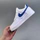 Air Force 1 Low Fashionable Casual Sports Sneakers White&Blue Logo CZ0326-100