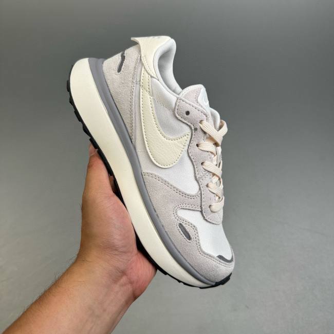 Waffle Phoenix Retro Sports Casual Running Shoes Gray&Beige FD2196