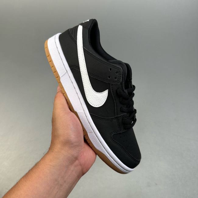 SB Dunk Low Low Top Casual Sports Skateboarding Shoes Black&WHite CD2563 006