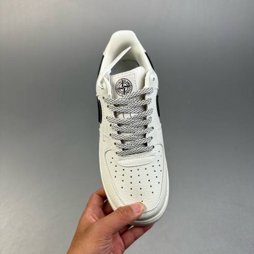 Air Force 1 Low Top Casual Sports Sneakers White&Black SL 240222