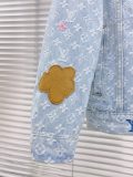 2024 Autumn Winter New Men's Fashion Denim Jacket Blue