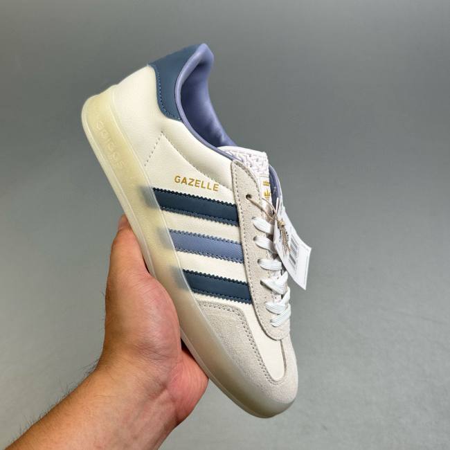 Originals Gazelle Indoor Retro Low-cut Casual Sports Sneakers Beige lG1643