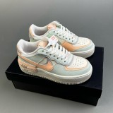 Air Force 1 Shadow Lightweight Thick Sole Low Top Board Shoes Green Orange