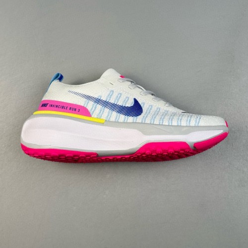 Zoom X Invincible Run Fk 3 Functional Style Sneakers White Blue Pink