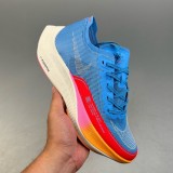 ZoomX Vaporfly Next% 2 Wear-Resistant Breathable Low Top Trainers Sneakers Blue Red