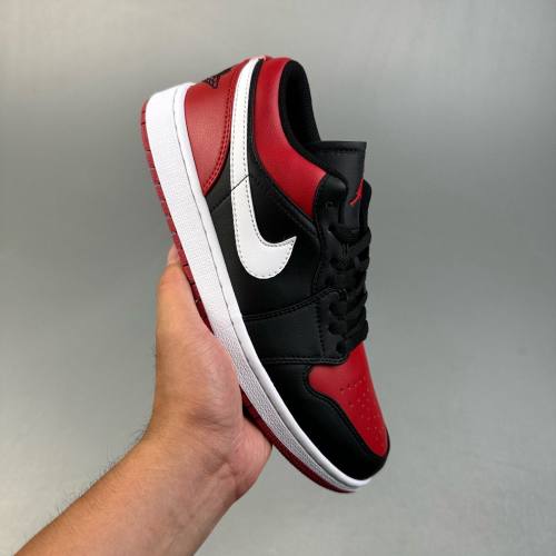 Low Alternate Bred Toe Retro Low-cut Casual Sneakers Black&Red 553558-066