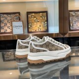 Tennis 1977 Lido Thick Sole Casual Sneakers Khaki