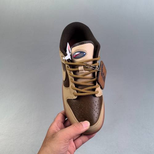 SB Dunk Low Retro Low-cut Casual Sneakers Khaki&Brown HF5748 929