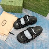 Women's GG Non-slip Sandals Slippers Black