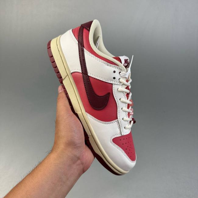 SB Dunk Low Retro Low Top Casual Sneakers White&Red HF0736 161