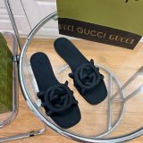 Women's GG Thin Bottom Non-slip Sandals Slippers Black