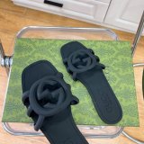 Women's GG Thin Bottom Non-slip Sandals Slippers Black
