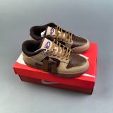 SB Dunk Low Retro Low-cut Casual Sneakers Khaki&Brown HF5748 929