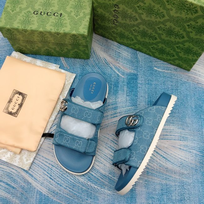 Women's GG Non-slip Sandals Slippers Blue