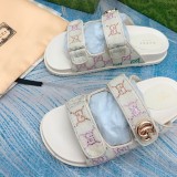 Women's GG Non-slip Sandals Slippers Beige