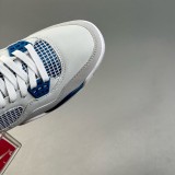 Air Jordan 4 Retro Military Blue White Gray 2024 FV5029-141