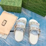 Women's GG Non-slip Sandals Slippers Beige